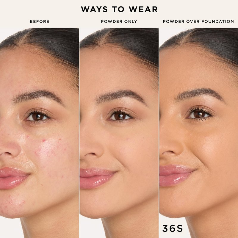 tarte face tape pressed powder – Medium-Coverage Waterproof Powder, Hyaluronic Acid & Peptides to Smooth & Set Makeup, Lightweight, Vegan & Cruelty-Free, full size, 29N light medium neutral