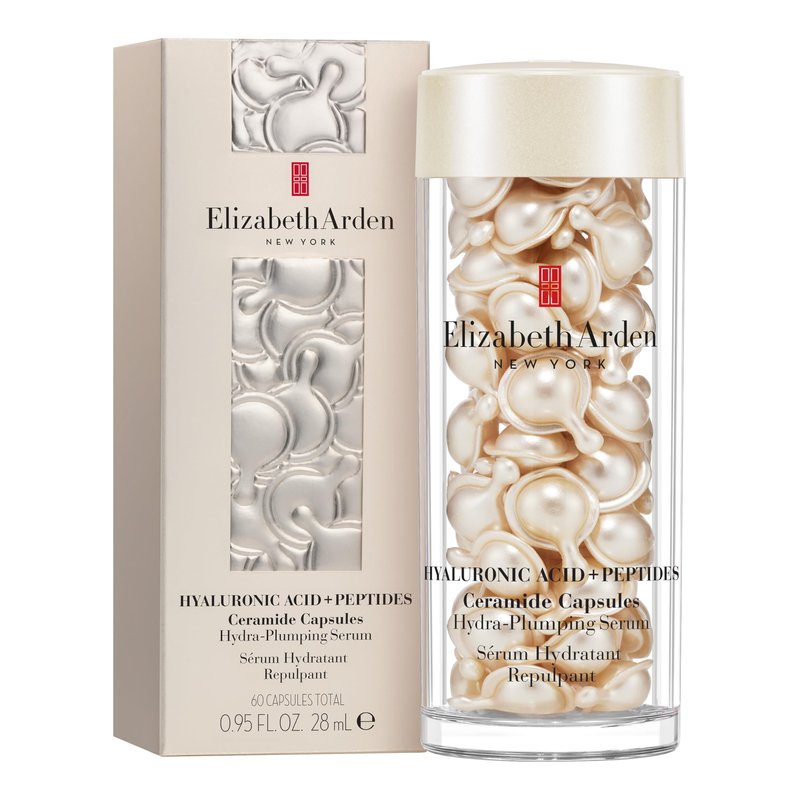 Elizabeth Arden Hyaluronic Acid + Peptides Ceramide Capsules Hydra-Plumping Serum, 60 Capsules, 0.95 fl oz