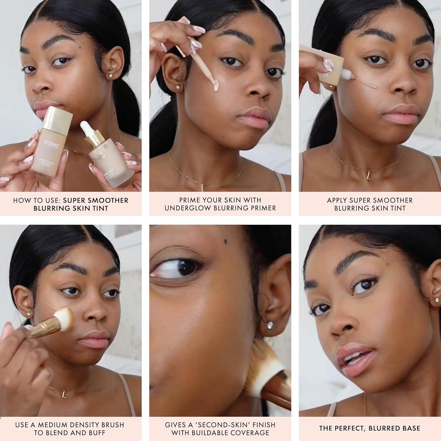 Super Smoother Blurring Skin Tint - Hydrating, Ultra-Lightweight Tinted Moisturizer | Light to Medium Coverage, Vegan