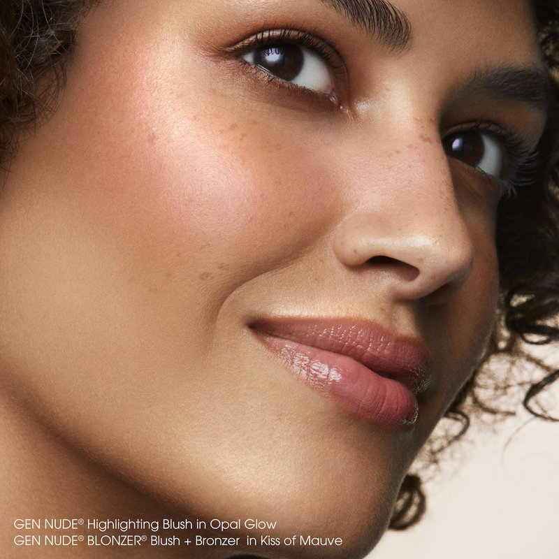 bareMinerals Gen Nude Highlighting Blush, Mauve Glow, Vegan, Cruelty-Free & Dermatologist-Tested