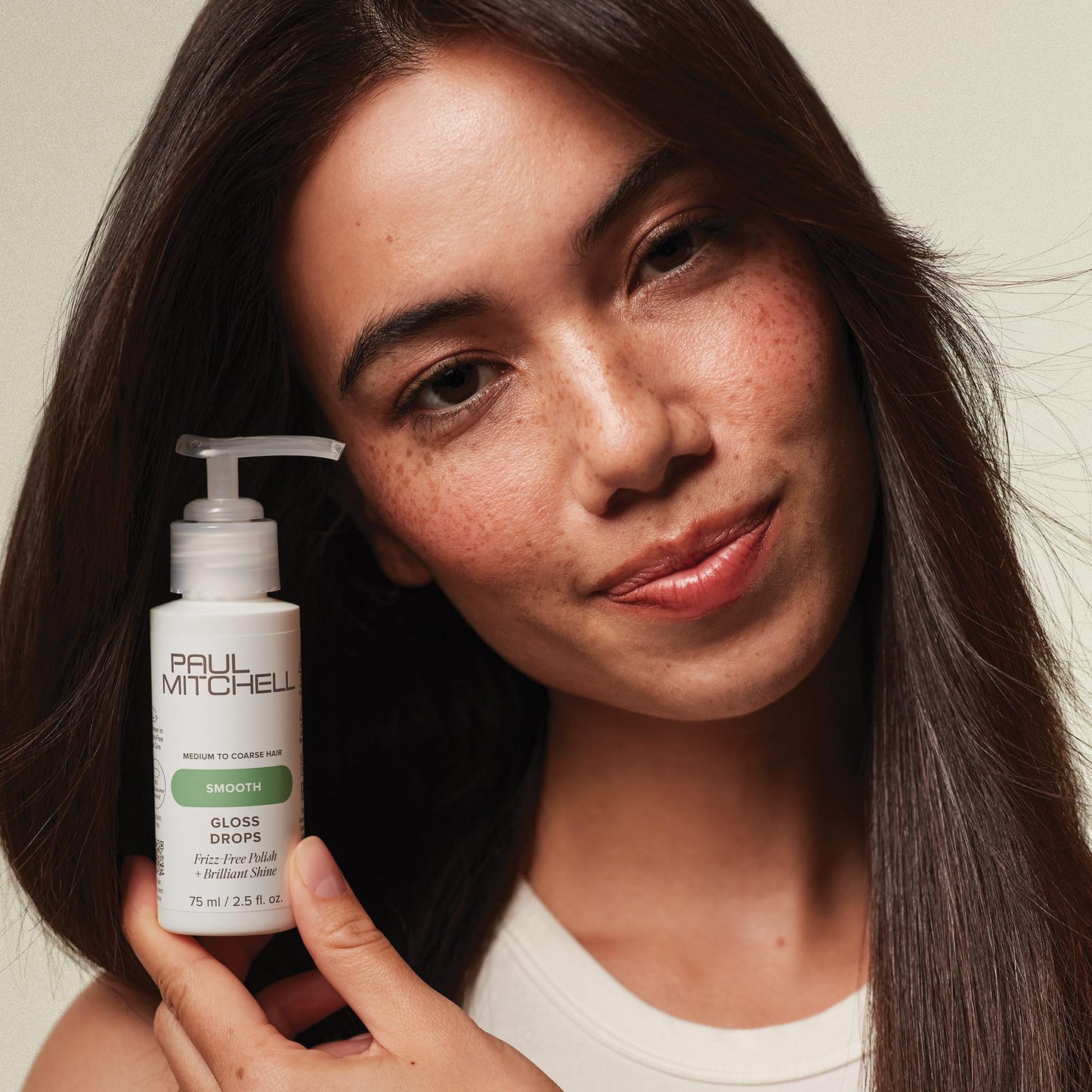 Paul Mitchell Gloss Drops Shine Serum, Frizz-Free Polish, Brilliant Shine, For Medium To Coarse Hair