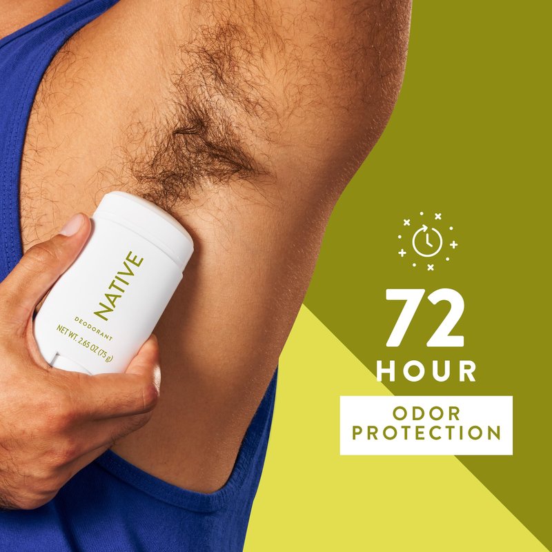 Native Deodorant Contains Naturally Derived Ingredients, 72 Hour Odor Control, Deodorant for Women and Men, Aluminum Free, Bergamot & Pine 2.65oz