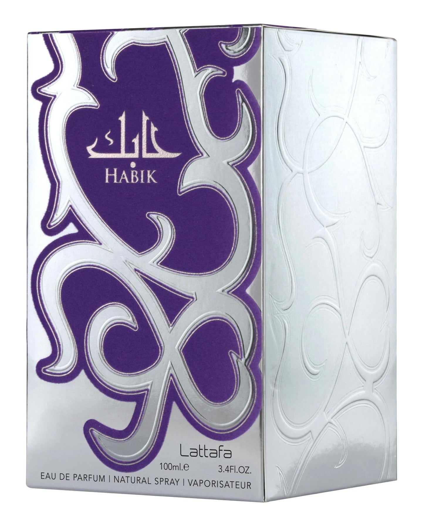 Lattafa Habik – Spicy, Aromatic, Woody, Musky – Eau de Parfum Spray Long-Lasting Fragrance for Men, 3.4 Ounce / 100 ml