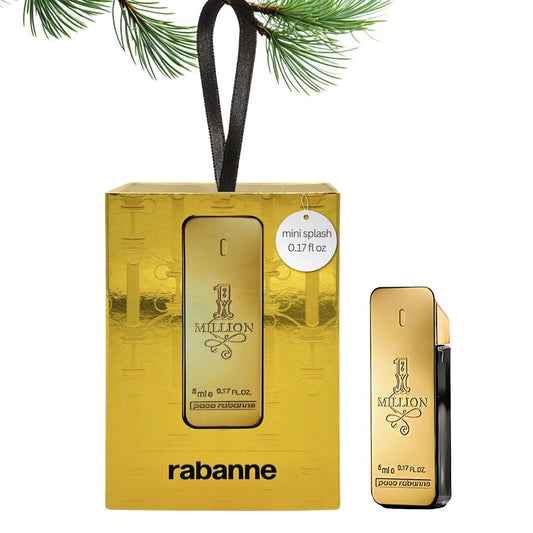 paco rabanne 1 Million Perfume For Men Mini EDT Splash 0.17 Fl Oz