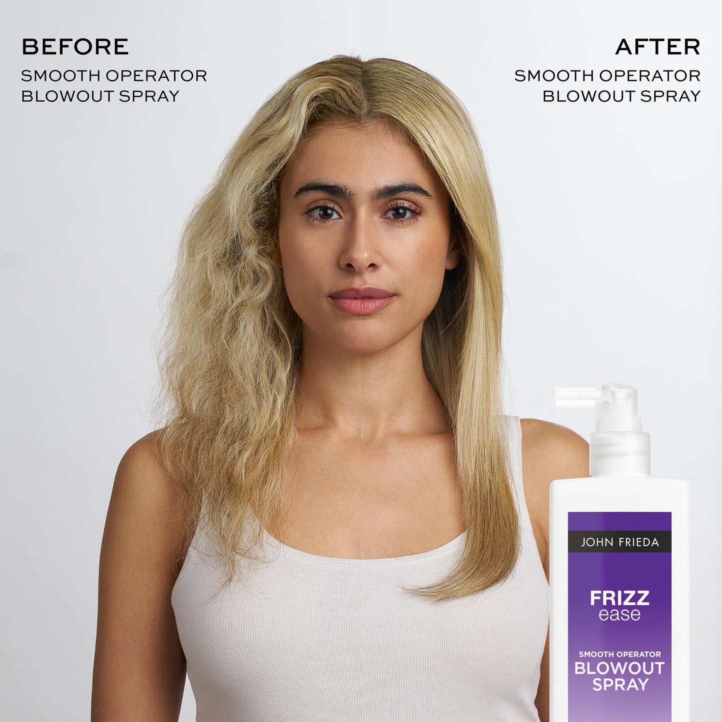 John Frieda Frizz Ease Smooth Operator Heat Protectant Spray, 6.77 fl oz