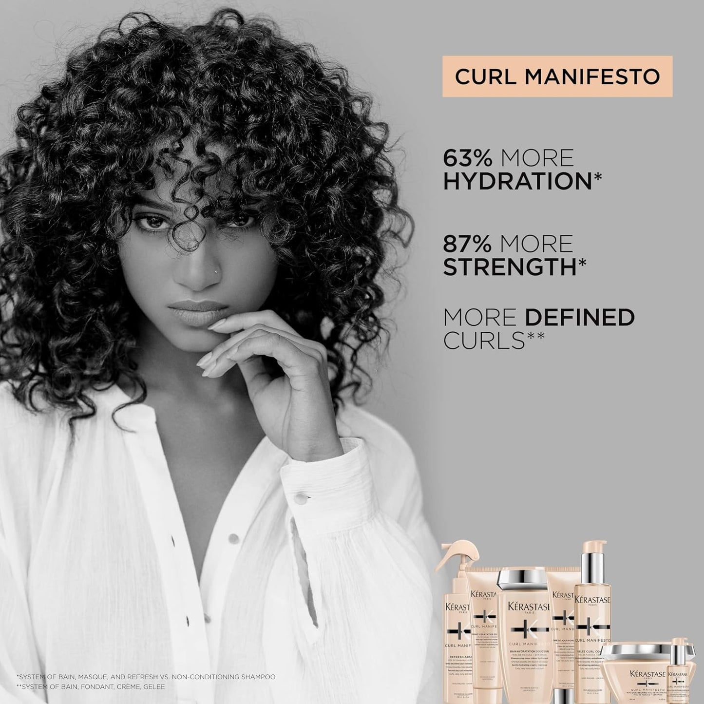Kerastase Curl Manifesto Gelee | Enhance Curl Definition & Reduce Frizz | With Shea Butter | For All Curly Hair Types