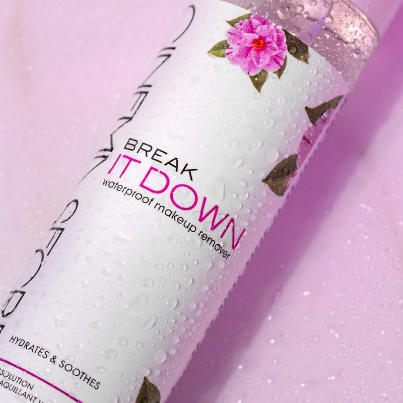 Cinema Secrets Break It Down Makeup Remover - Dual-Phase Hydrating Cleanser for Long-Wear Makeup | Soothing & Paraben-Free