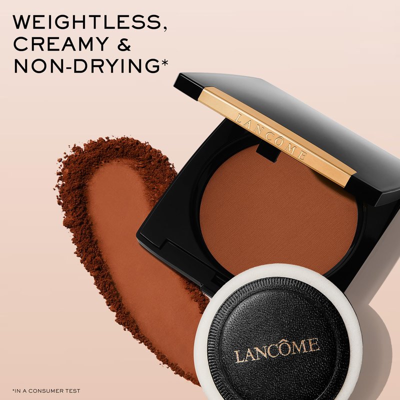 Lancôme Dual Finish Powder Foundation - Natural Finish, Sheer-to-Full Coverage, Longwear Powder Foundation, Controls Shine - 220 Buff II Cool
