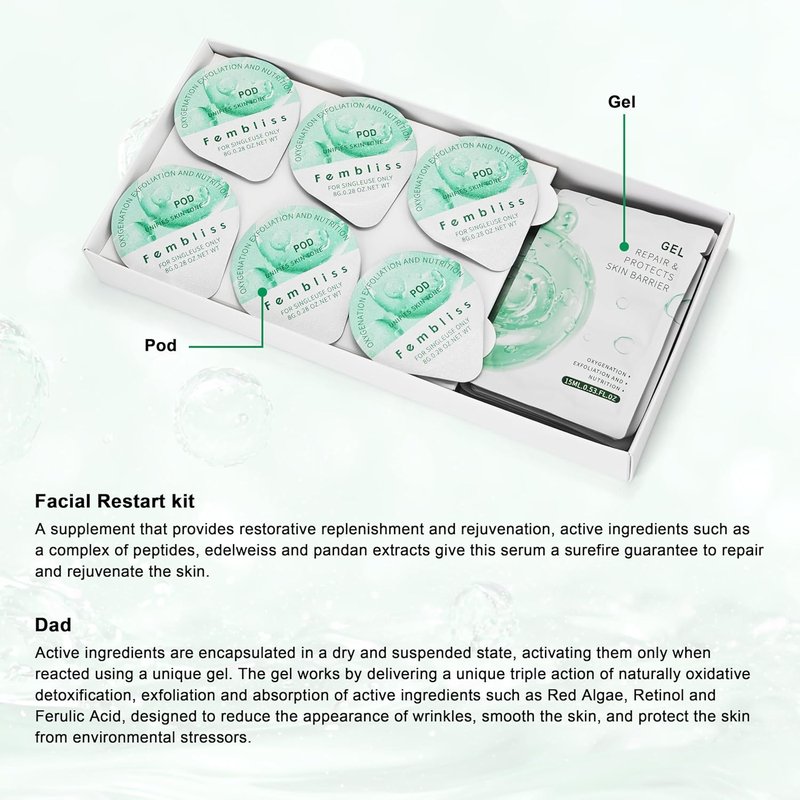 CO₂ Facial Kit - 6 Sets for CO₂ Oxygen Facial Machine | Deep Skin Purification & Impurity Removal
