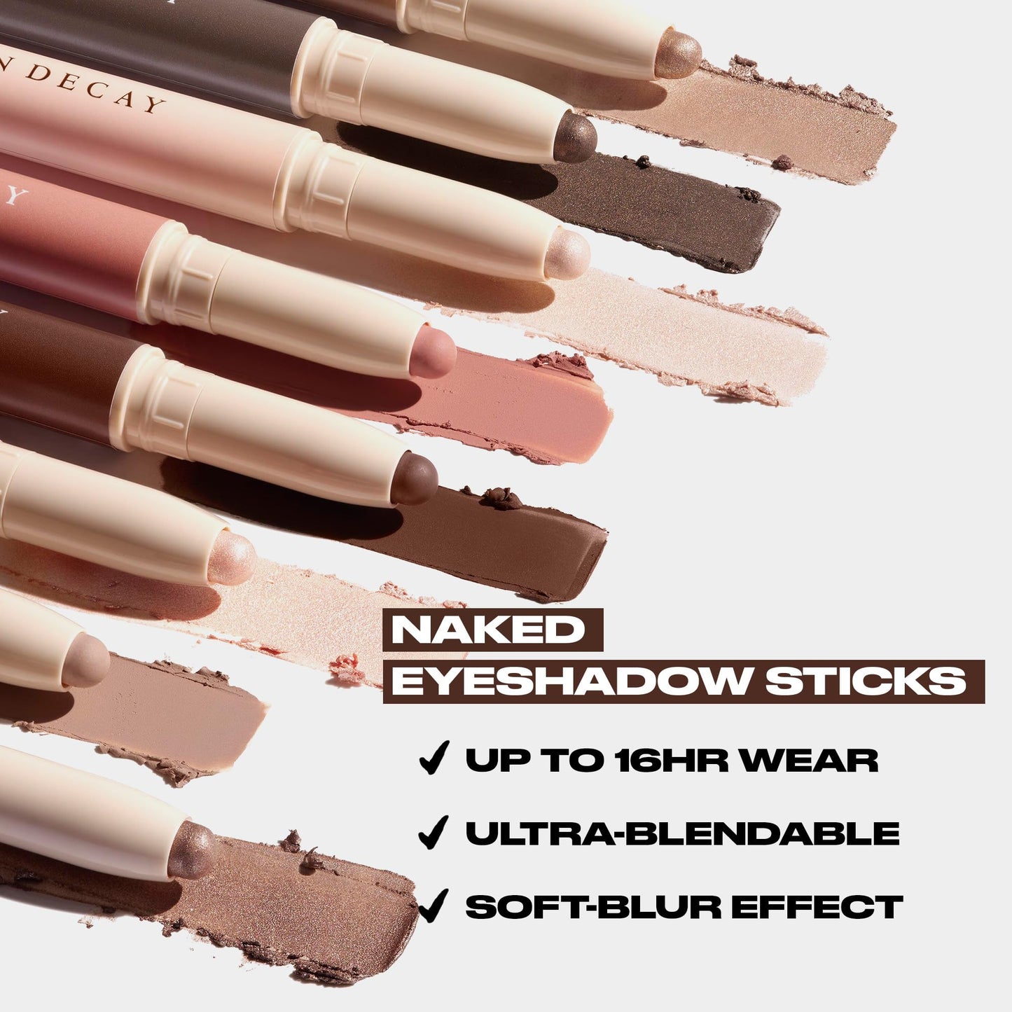 URBAN DECAY Naked Eyeshadow Stick - Waterproof Cream Eye Shadow Base, Crease-proof, Transfer-proof, 16HR Wear, Soft-Blur Effect