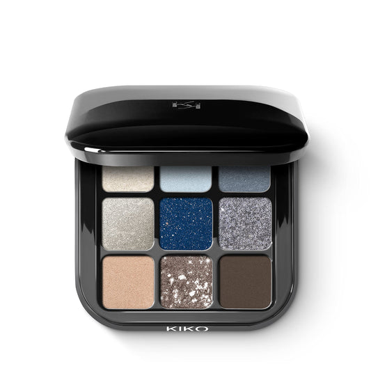 Kiko Milano Glamour Multi Finish Eyeshadow Palette 05 | Palette With 9 Eyeshadows In Different Finishes