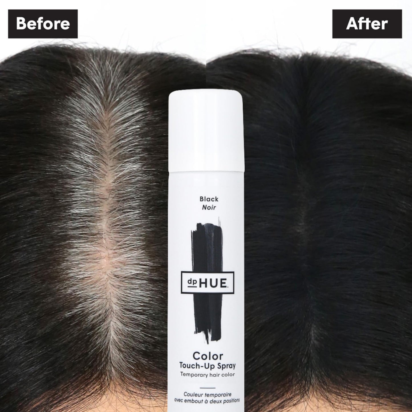 dpHUE Color Touch-Up Spray - 1.8 fl oz - Temporary Hair Color to Fill In & Cover Grays - Fast-Drying Formula - Vegan, Cruelty Free