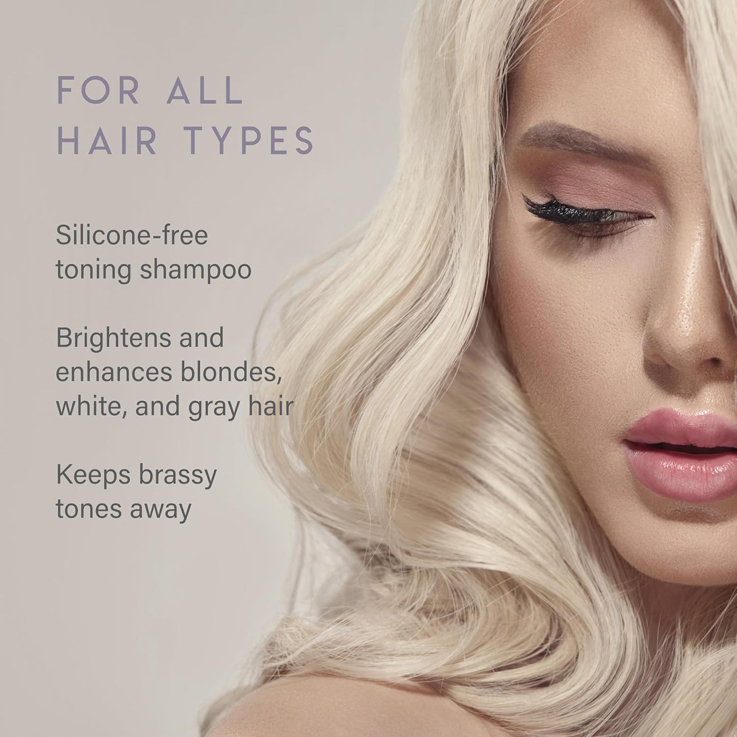 Coconut Water Purple Shampoo for Women - Boost Brightness & Banish Brass | All Hair Types