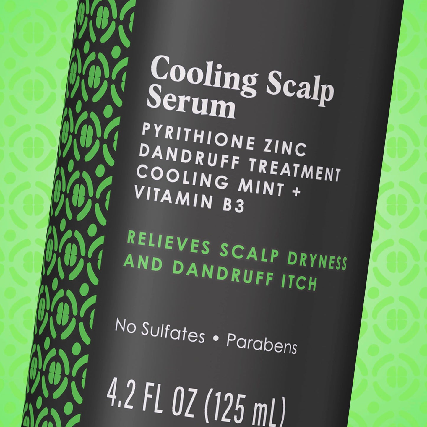 MY BLACK IS BEAUTIFUL Cooling Scalp Serum, Dandruff Treatment, For Coily Hair and Protective Styles, Dry and Itchy Scalp Treatment With Pyrithione Zinc, With Cooling Mint, Sulfate Free, 4.2 fl oz