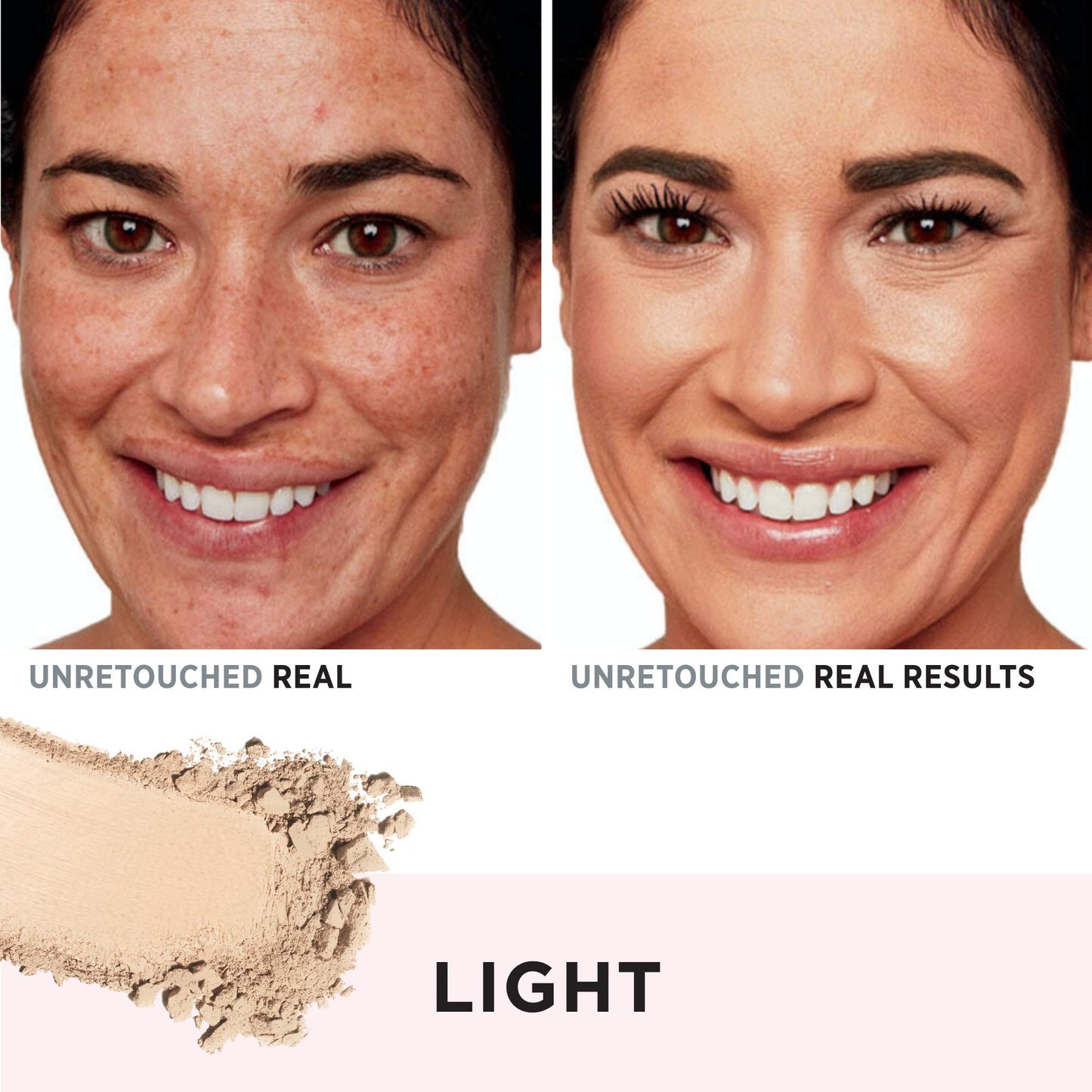 IT Cosmetics CC+ Airbrush Perfecting Powder Foundation (Light) - Sheer to Full Coverage Pressed Powder, Blurring Pores & Dark Spots, Anti-Aging Face Makeup, Collagen & Niacinamide - 0.33 oz