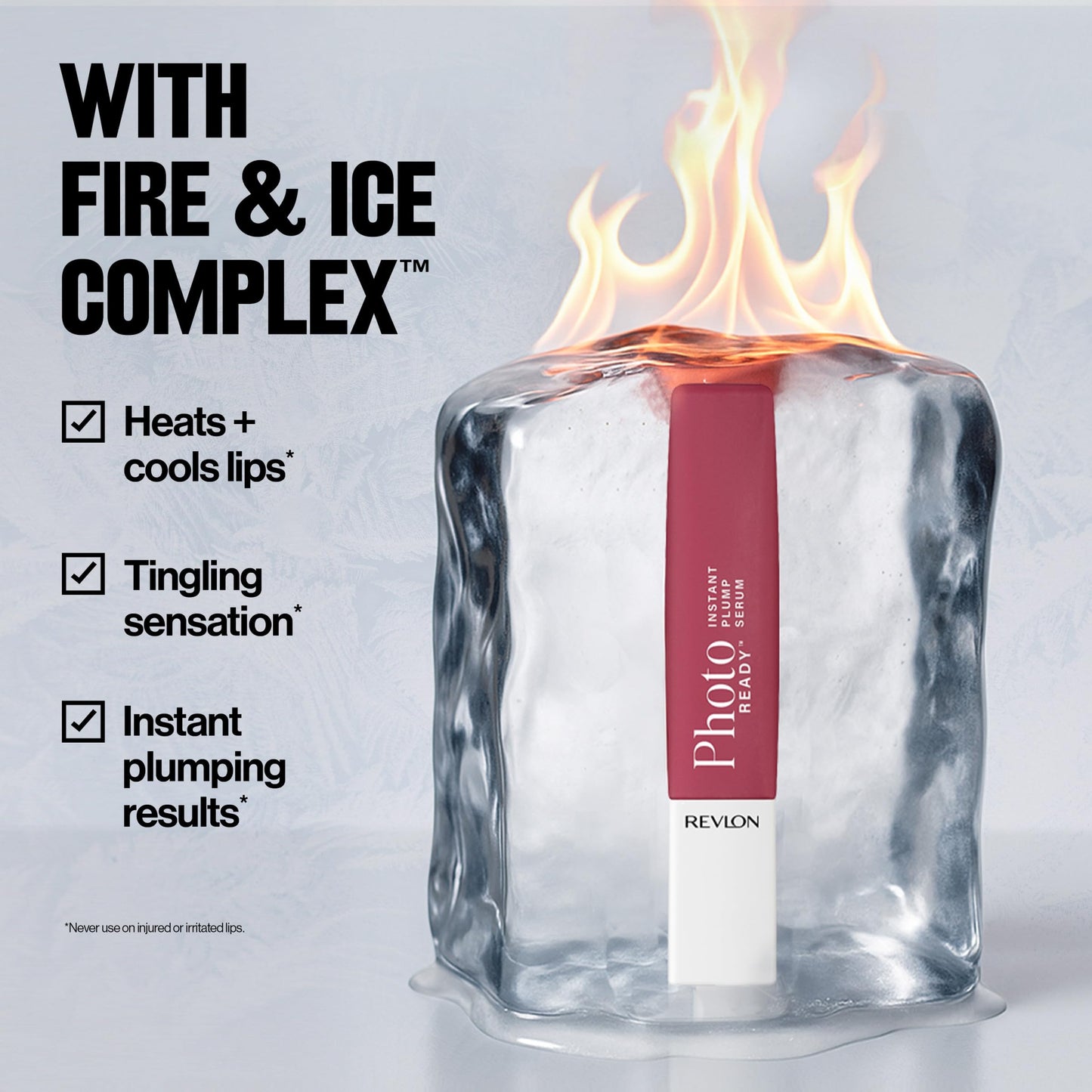 Revlon PhotoReady Instant Plump Serum, Plumping Lip Gloss with Tingling Sensation, Hydrating, Non-Sticky & High Shine Finish, 003 Magically Inflated, 0.25 fl oz