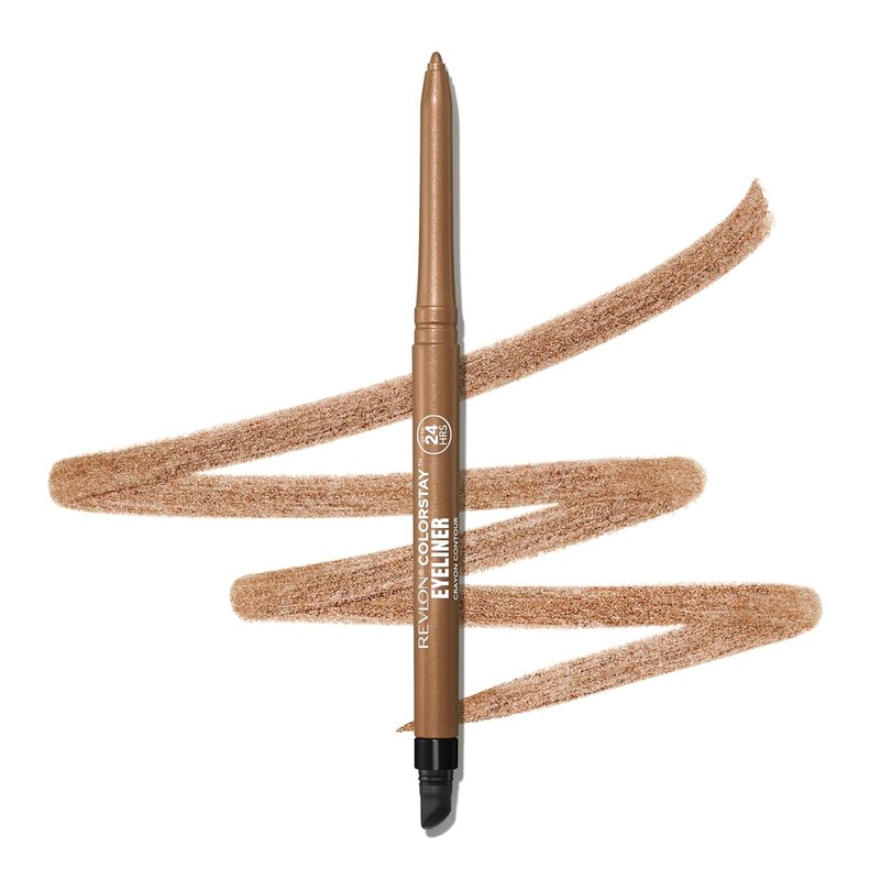 Revlon ColorStay Waterproof Eyeliner Pencil - Smudge-Proof, Long-Lasting Shimmer Finish | 212 Bronze, 0.01 oz