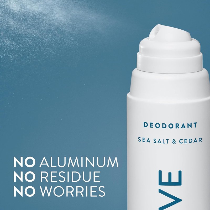 Native Deodorant & Body Spray - Sea Salt & Cedar | 72-Hour Odor Protection, Aluminum-Free, 3.5 oz