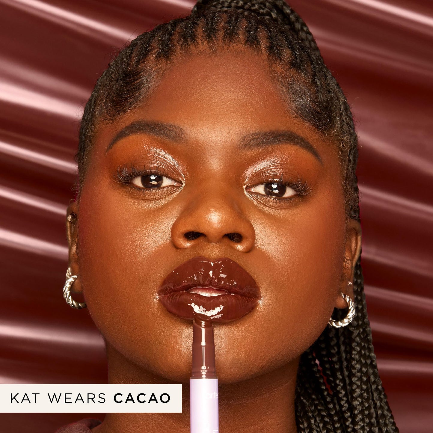 tarte maracuja juicy lip vinyl gloss – Hydrating & Volumizing Lipgloss Balm with Hyaluronic Acid, Vitamin E to Plump & Moisturize, Vegan & Cruelty-Free, full size, cacao
