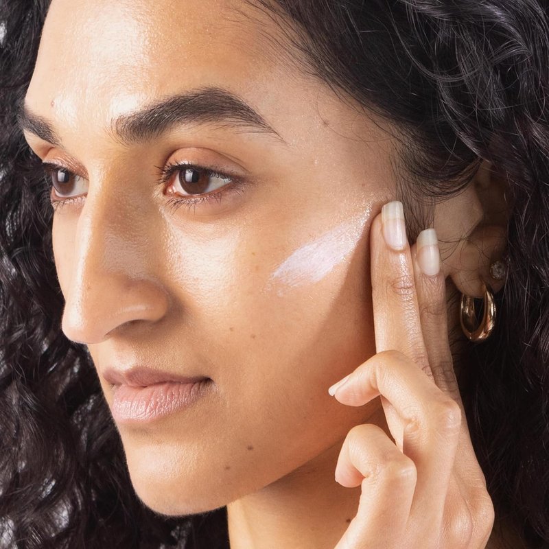 Hampton Sun SPF 45 Face Cream - Wrinkle Control Daily Moisturizer with Hyaluronic Acid & Cucumber Extract | Glowy Finish