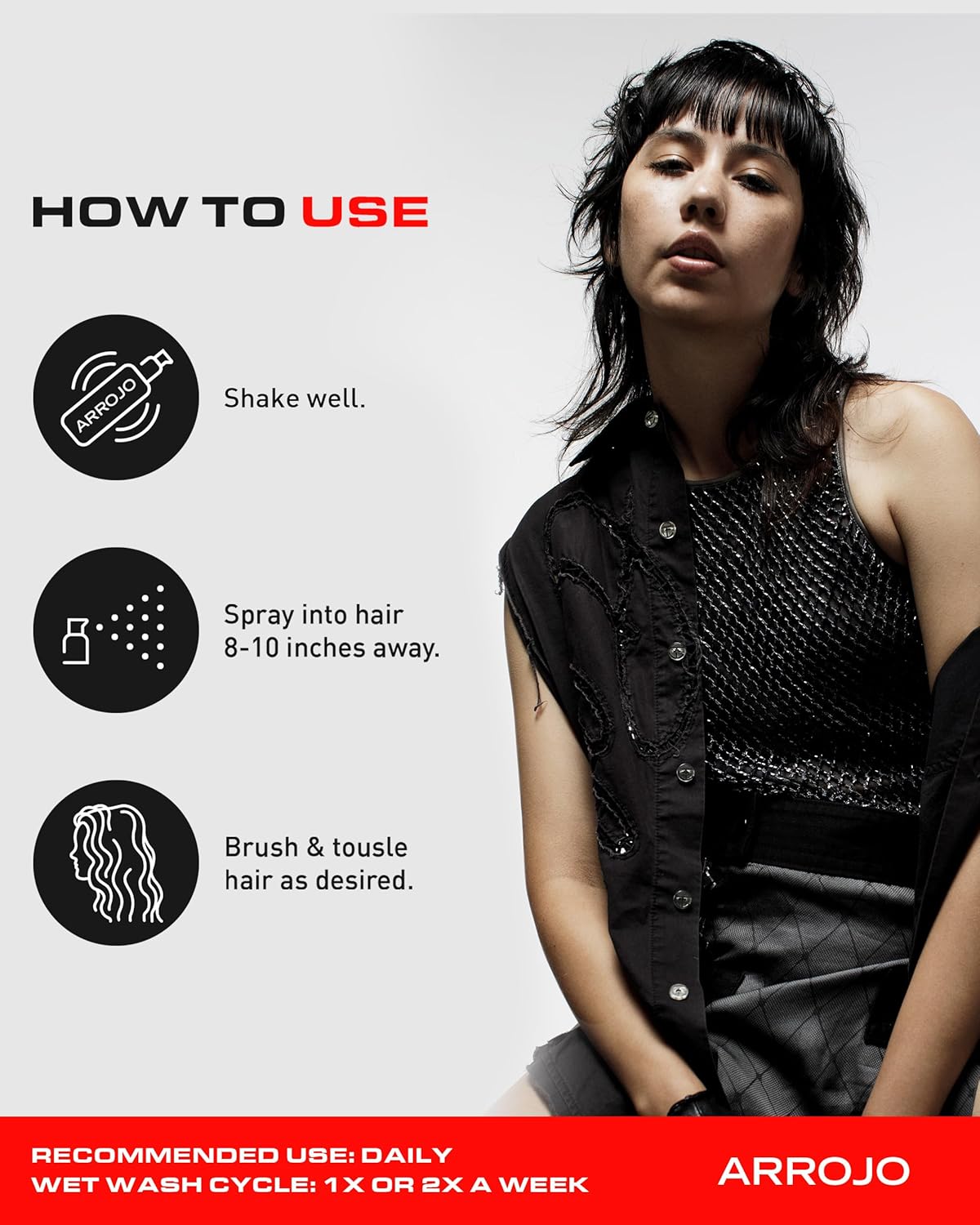 Arrojo ReFINISH Dry Shampoo - Sulfate-Free Volumizing Spray for Men & Women | Absorbs Oil & Buildup