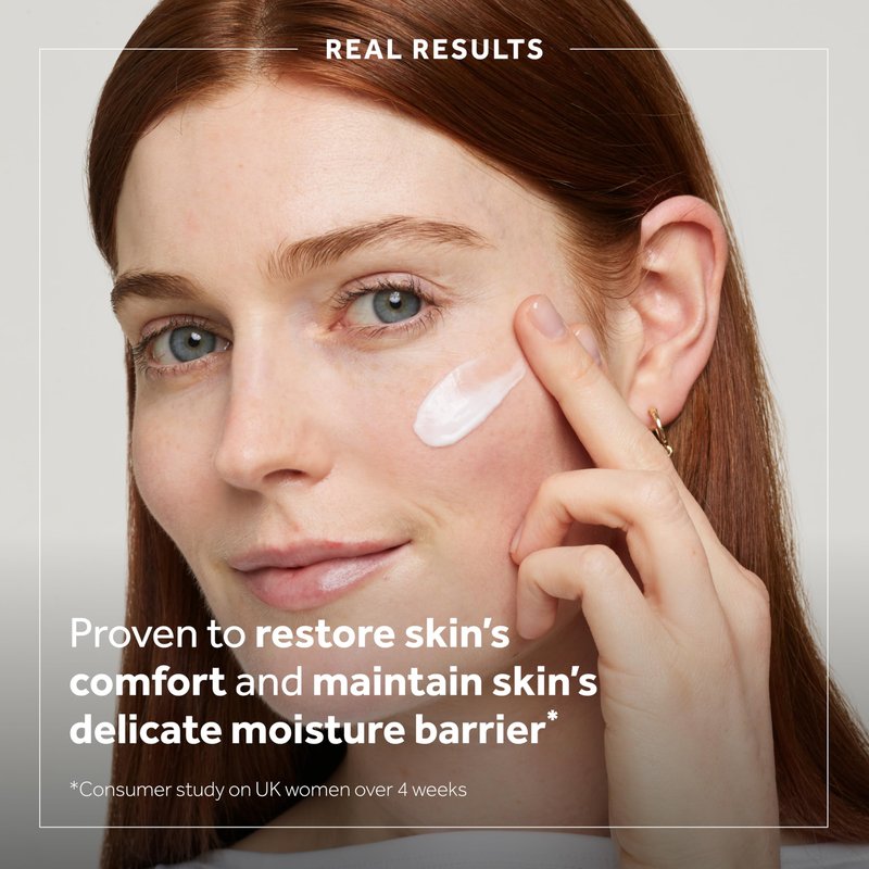 No7 Derm Solutions Hydrating Facial Cleanser - Gentle Cream Face Wash Formulated with Ceramides, Niacinamide & Adaptogens to Help Maintain Skin's Moisture Barrier - For Dry & Sensitive Skin (16 Fl Oz)