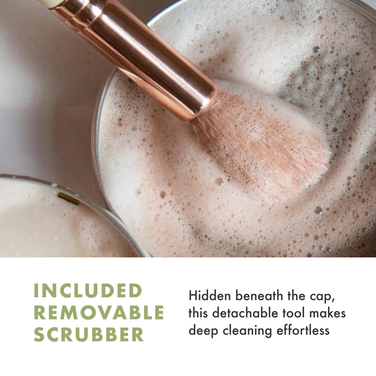 Cinema Secrets Vegan Makeup Brush Cleaner - Sponge & Makeup Brush Shampoo for Deep Cleansing - Removes Build-Up & Stains - Gentle & Cruelty-Free Beauty Tools Accessories