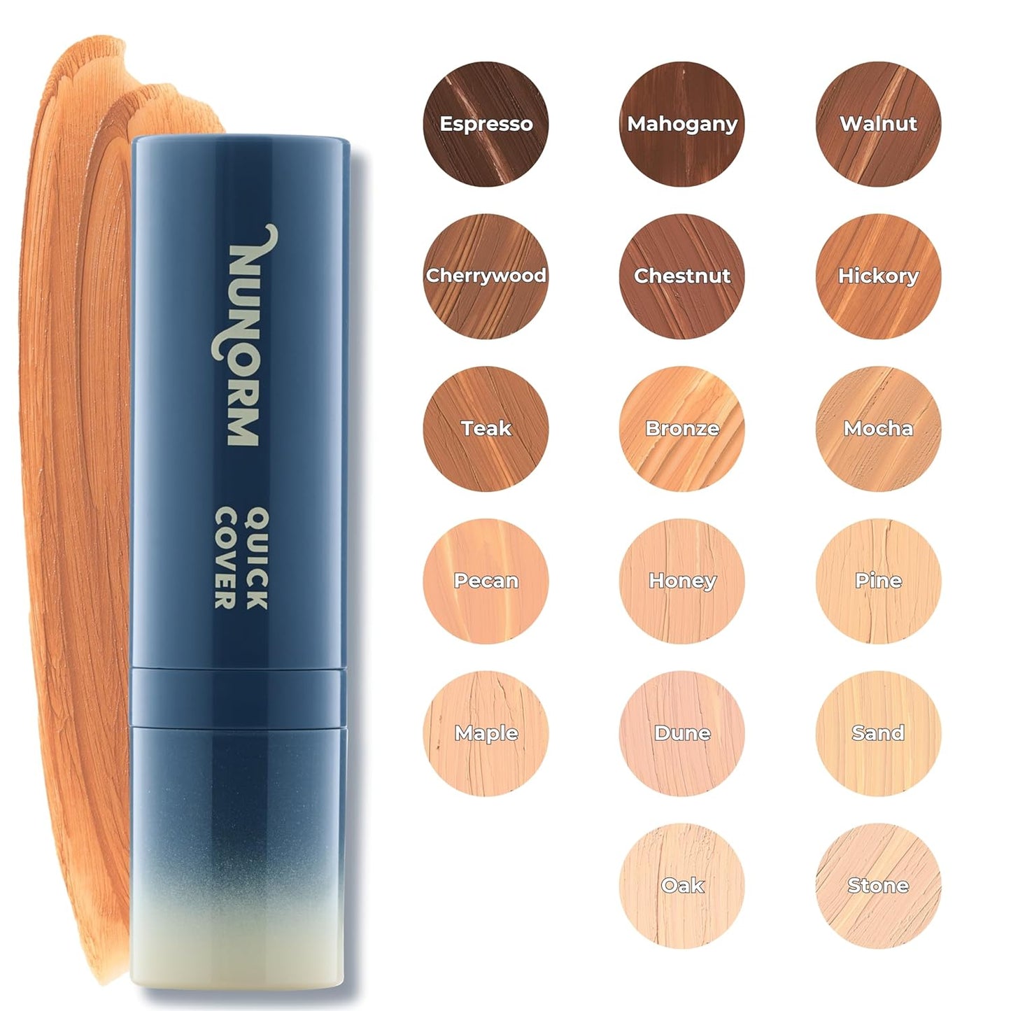 Foundation & Concealer Stick for Men - Full Coverage for Dark Circles & Blemishes | Non-Comedogenic 12-Beige
