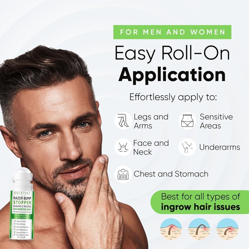 Estetist Razor Bump Stopper - Sensitive Skin After Shave Serum | Calms Irritation & Soothes Skin