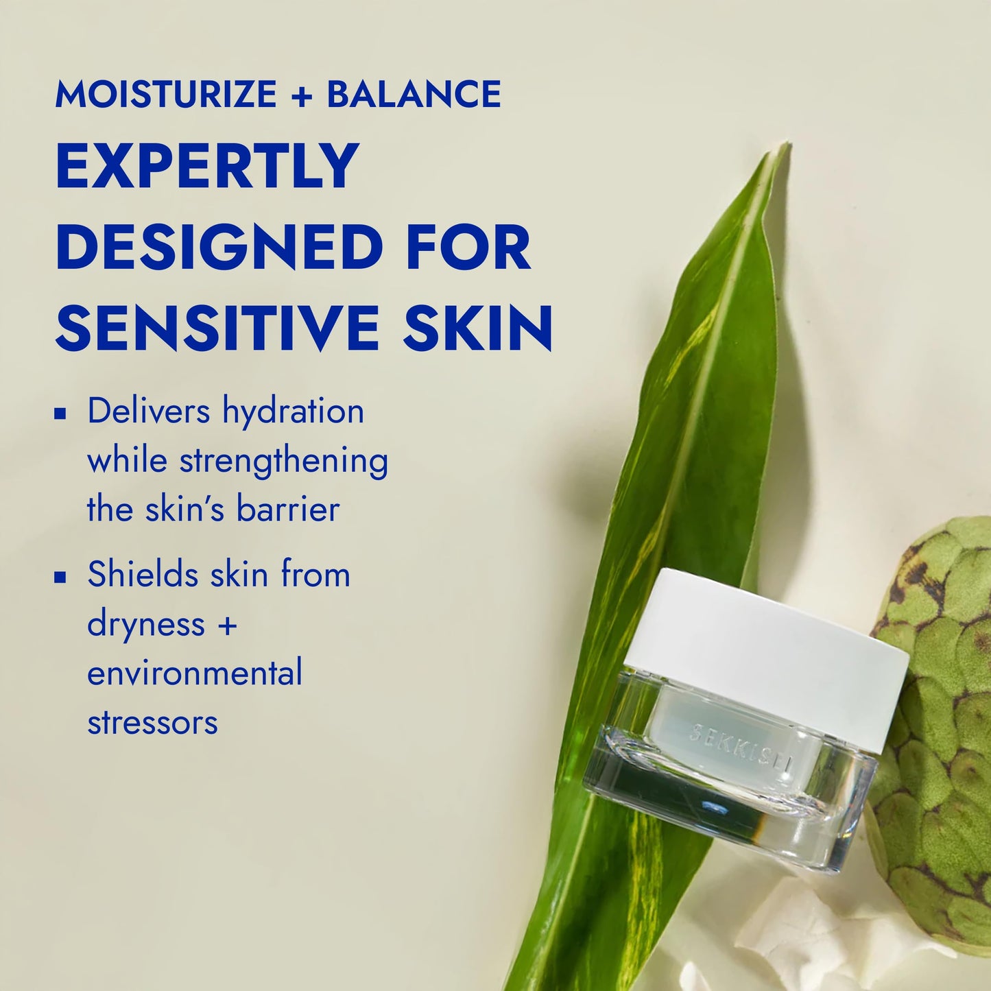 SEKKISEI CLEAR WELLNESS Water Shield Cream, Facial Moisturizer for Sensitive Skin, 1.4 Ounce