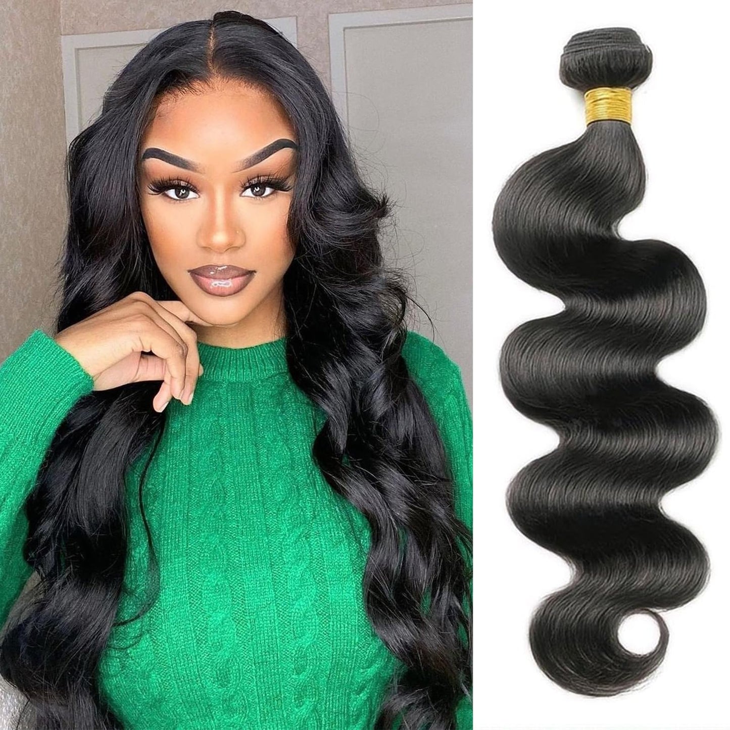 14A Body Wave Bundles Human Hair 26 Inch Single Bundles 100% Unprocessed Brazilian Virgin Human Hair Bundles Soft And Thick No Shedding No Tangle True To Length