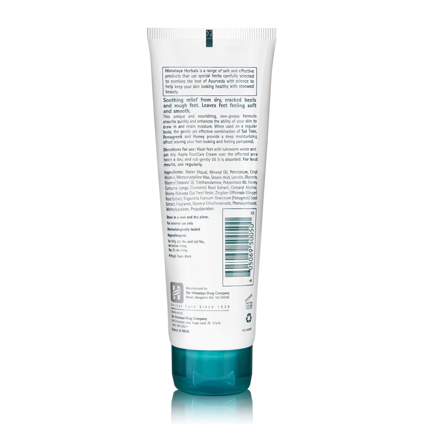 Himalaya FootCare Cream, Intense Moisturizing & Hydrating for Dry Feet and Cracked Heels, 2.64 oz (Pack of 2)