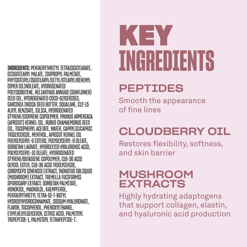 BABE ORIGINAL Cloud 9 Peptide Lip Serum | Daily Lip Treatment with Cloudberry Oil, Mushroom Extracts, Hyaluronic Acid for Dryness & Fine Lines | Smoothing & Hydrating Lip Moisturizer | Vegan Lip Care
