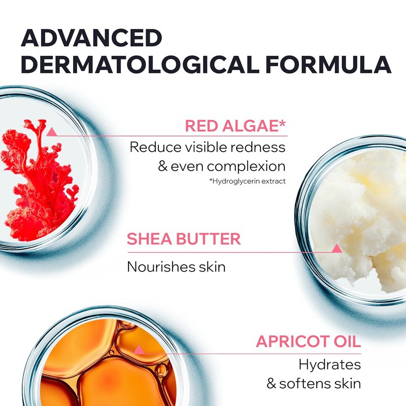 Uriage Dermo-Cleansing Fluid - Face Cleanser with Calendula, Rose & Apricot Oil | Paraben-Free, 250 mL / 8.45 oz