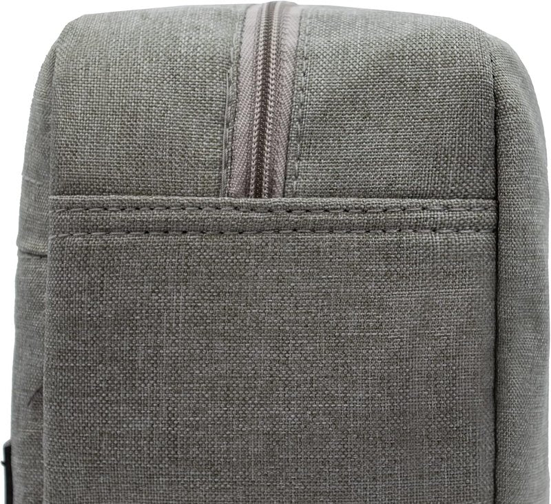 Avalanche Dopp Kit - Gray & Black Toiletry Bag for Travel | Durable & Stylish