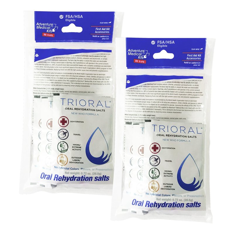 Adventure Medical Kits Oral Rehydration Salts (Pack of 2)