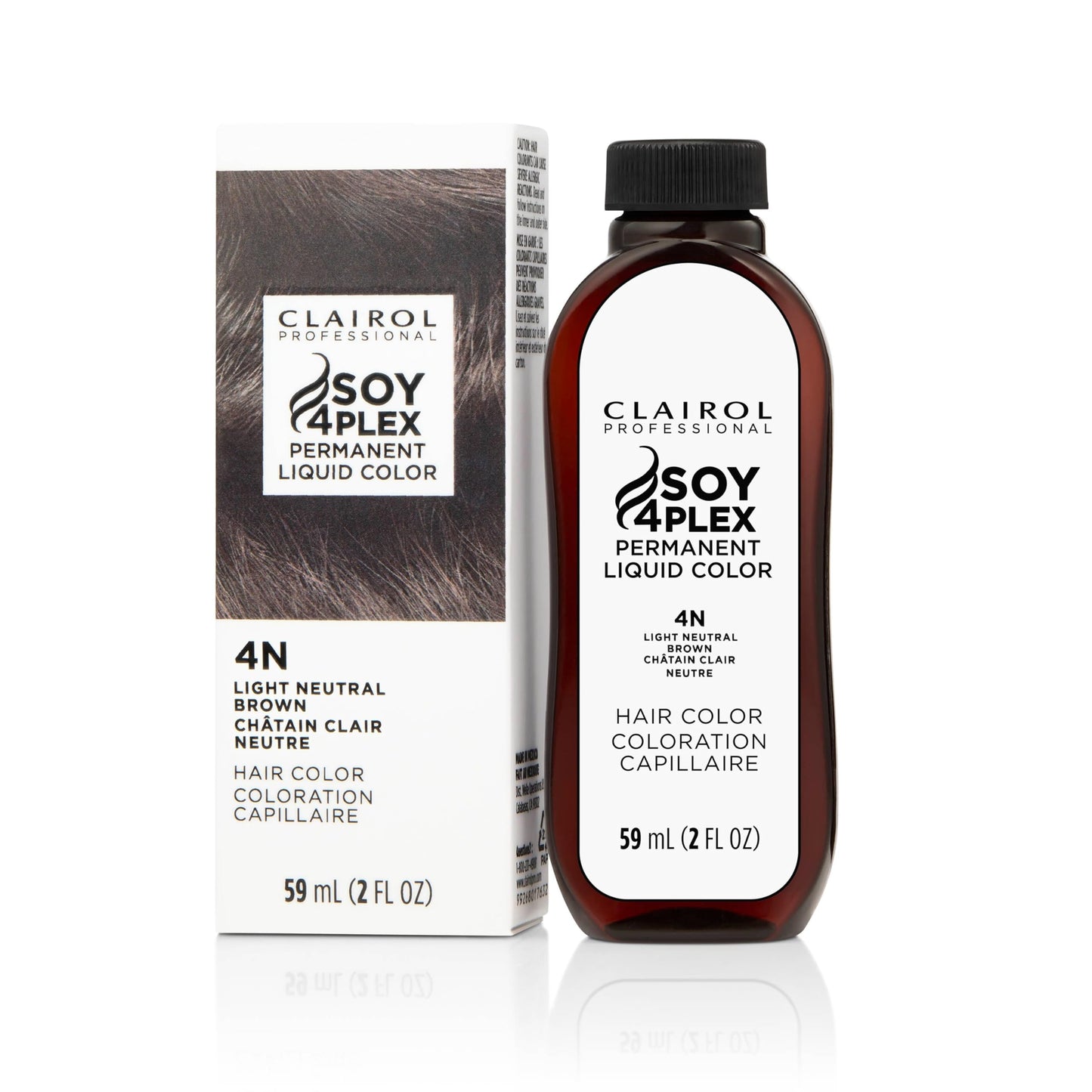 Clairol Professional Permanent Liquicolor, 4N Light Neutral Brown, 2 Fl Oz - Packaging May Vary