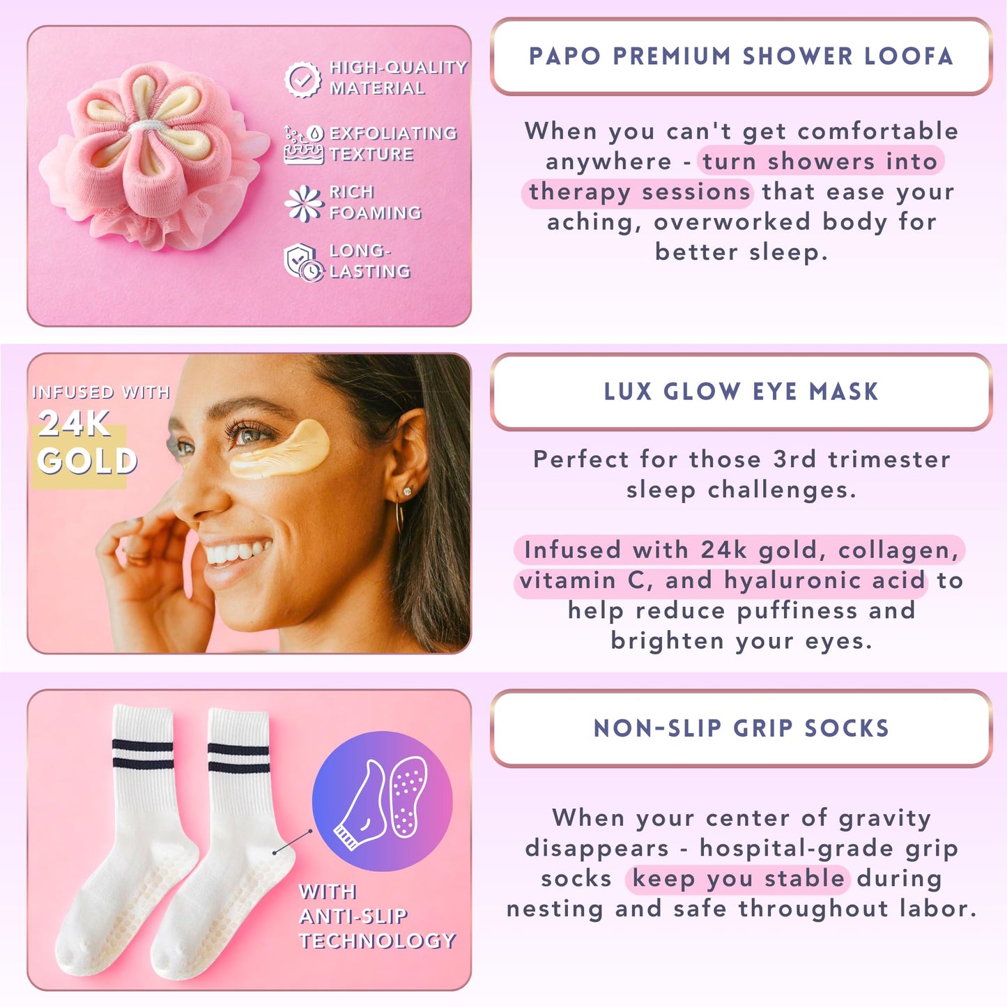 Rumbly 3rd Trimester Mom-to-Be Essentials Box - Gift for Expecting Moms - Care Package with Essential New Mommy Items & Pregnancy Must-Haves T3