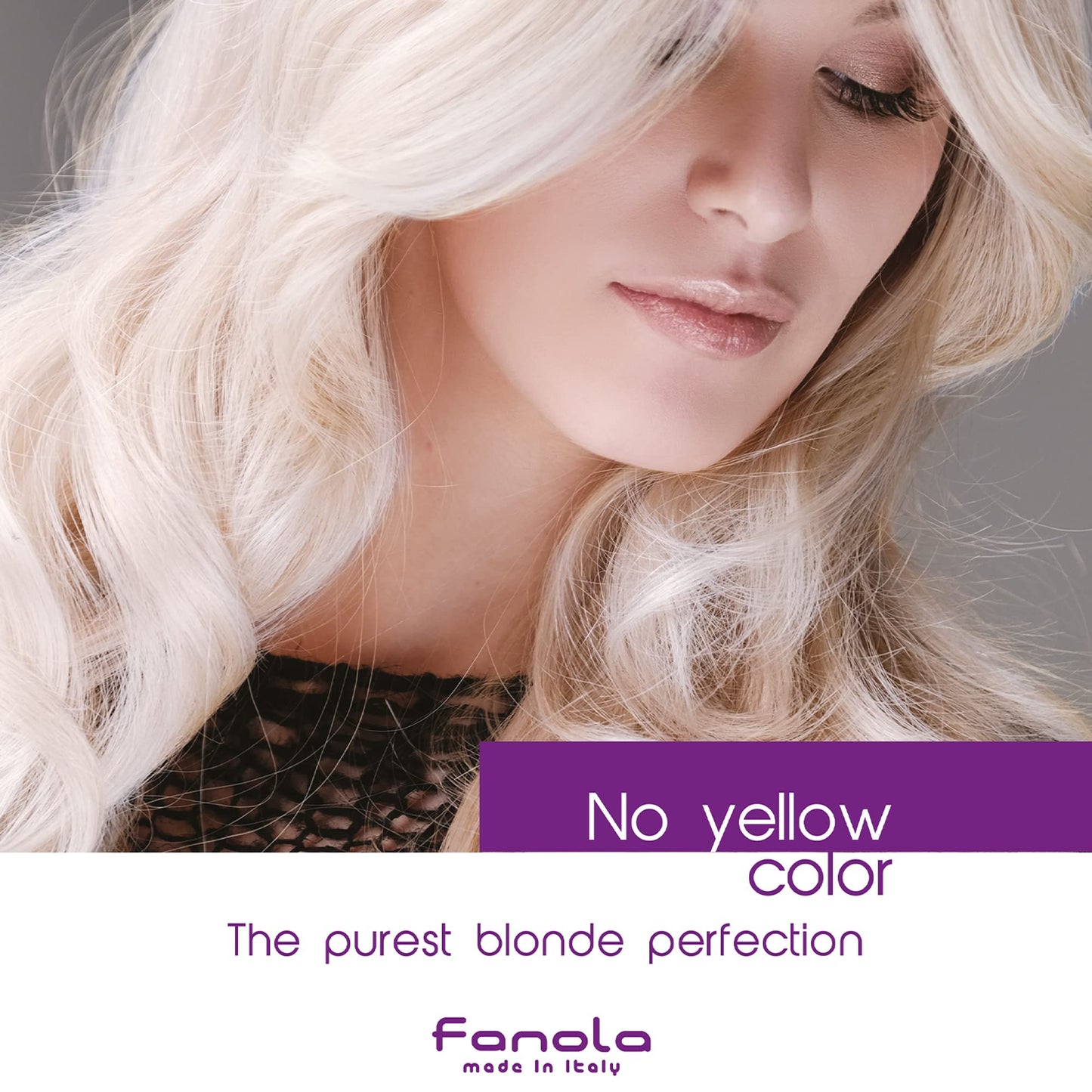 Fanola No Yellow Purple Shampoo - Purple Color Depositing Shampoo for Blondes, Bleached & Grey Hair - Formulated with Violet Pigment to Remove Brassy Tones from Hair - 33.8 Fl oz / 2 Pack
