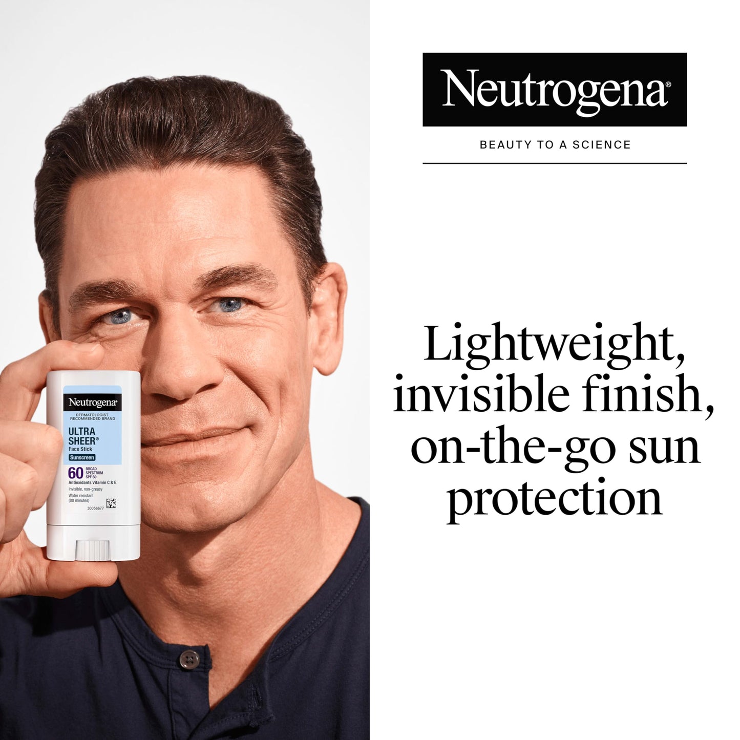 Neutrogena Ultra Sheer Face Sunscreen Stick SPF 60, .47 oz