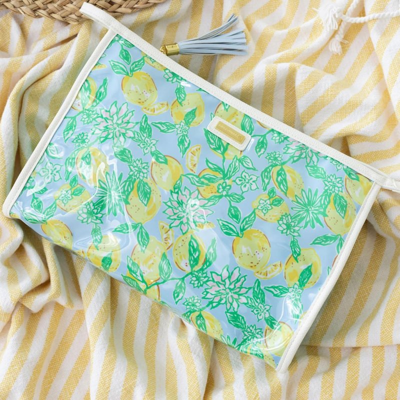 Lilly Pulitzer Makeup Bag - Stylish Travel Cosmetic Bag for Women | Zippered Toiletry Organizer