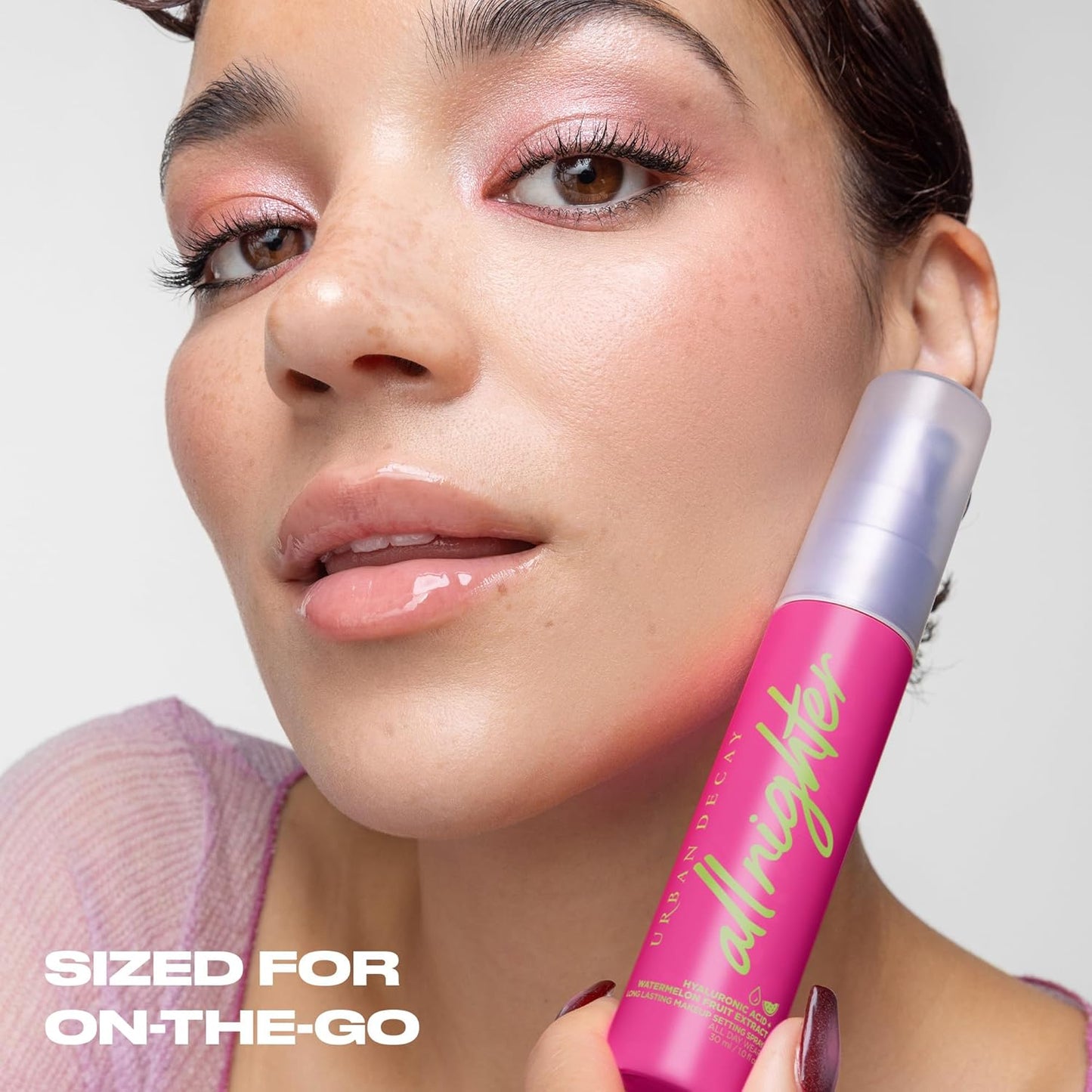 Urban Decay All Nighter Setting Spray - Hyaluronic Acid, Waterproof, Dewy Finish | Long-lasting & Smudge-proof Makeup