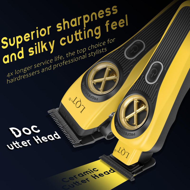 LQT® Hair Clippers for Men Professional with Beard Trimmer, Barber Clippers and Trimmers Set, Electric Razor Shavers for Men, Cordless Mens Grooming Kit for Nose, Face, Hair, Gifts