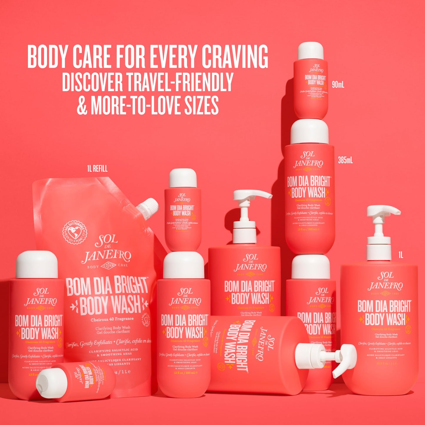 Sol de Janeiro Bom Dia Bright Body Wash Refill Pouch - 1L