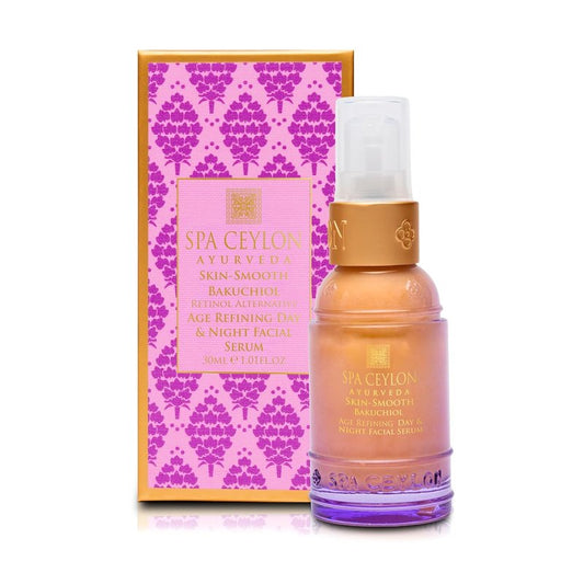 Bakuchiol Age Refining Facial Serum - Retinol Alternative with Hyaluronic Acid | Day & Night Use