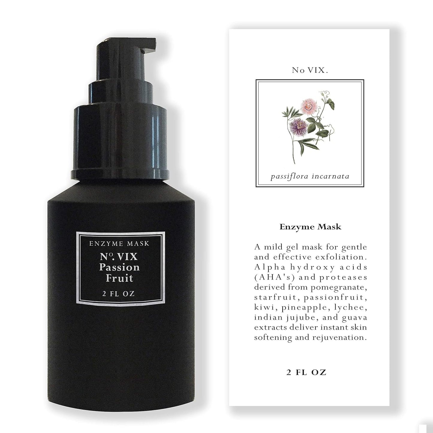 Exfoliating Enzyme Mask - Passionfruit Scent | 2 Fl. Oz. (60 mL) for Radiant Skin
