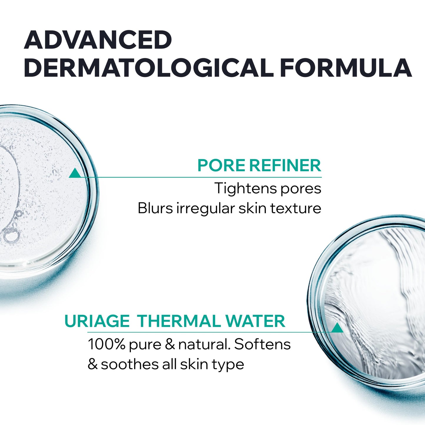 Uriage Hyseac Mat Mattifying Gel-Cream, Primer & Moisturizer, Reduces Skin Shine, Absorbs Excess Sebum, Tightens Pores, Ideal Makeup Base, Light Cream