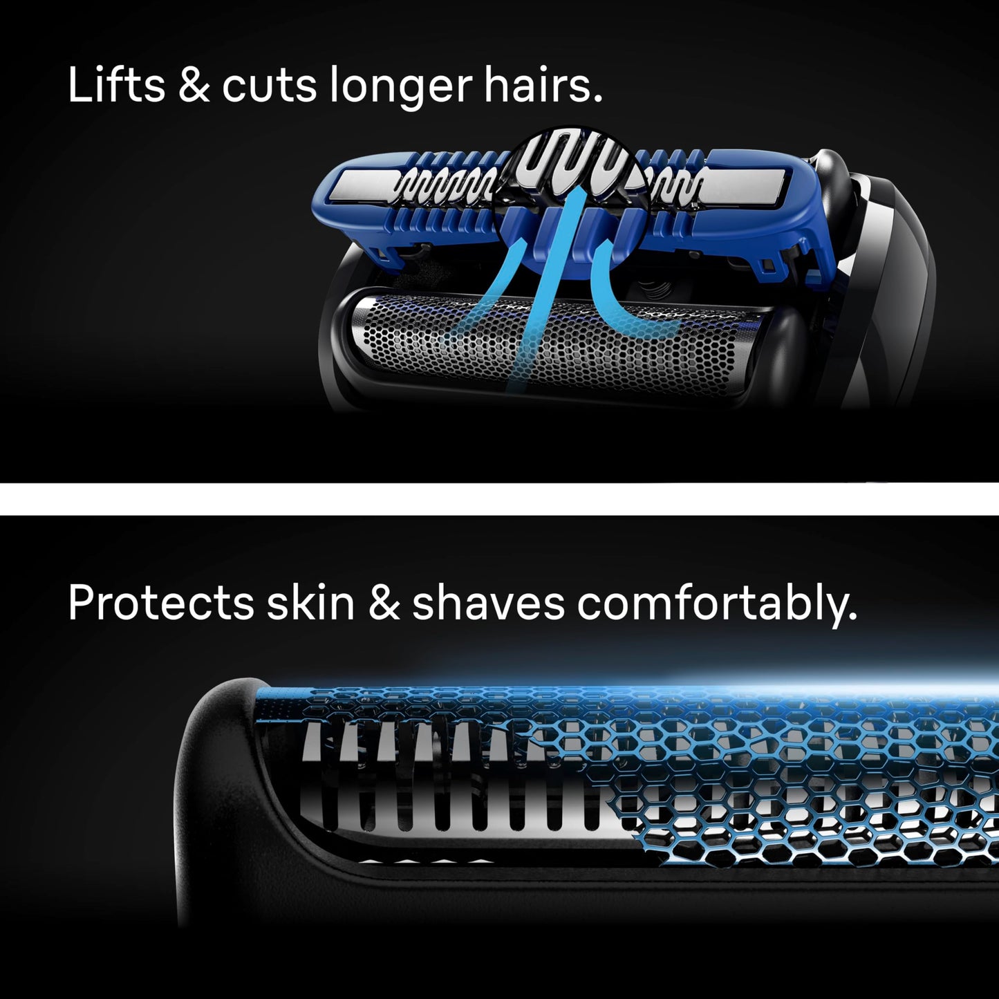 Braun Electric Shaver for Men, Series 7 7171cc, Wet & Dry Shave, Turbo & Gentle Shaving Modes, Waterproof Foil Shaver with Precision Trimmer, Space Grey