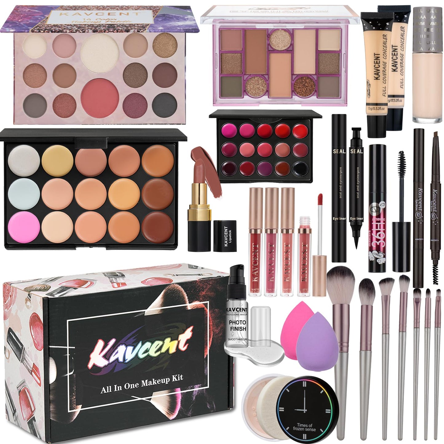 Makeup Kit for Women full Kit Makeup Set for Teens Makeup Kits for Teen Girls Teenagers Eyeshadow Palette Makeup Gift Set for Teens Women