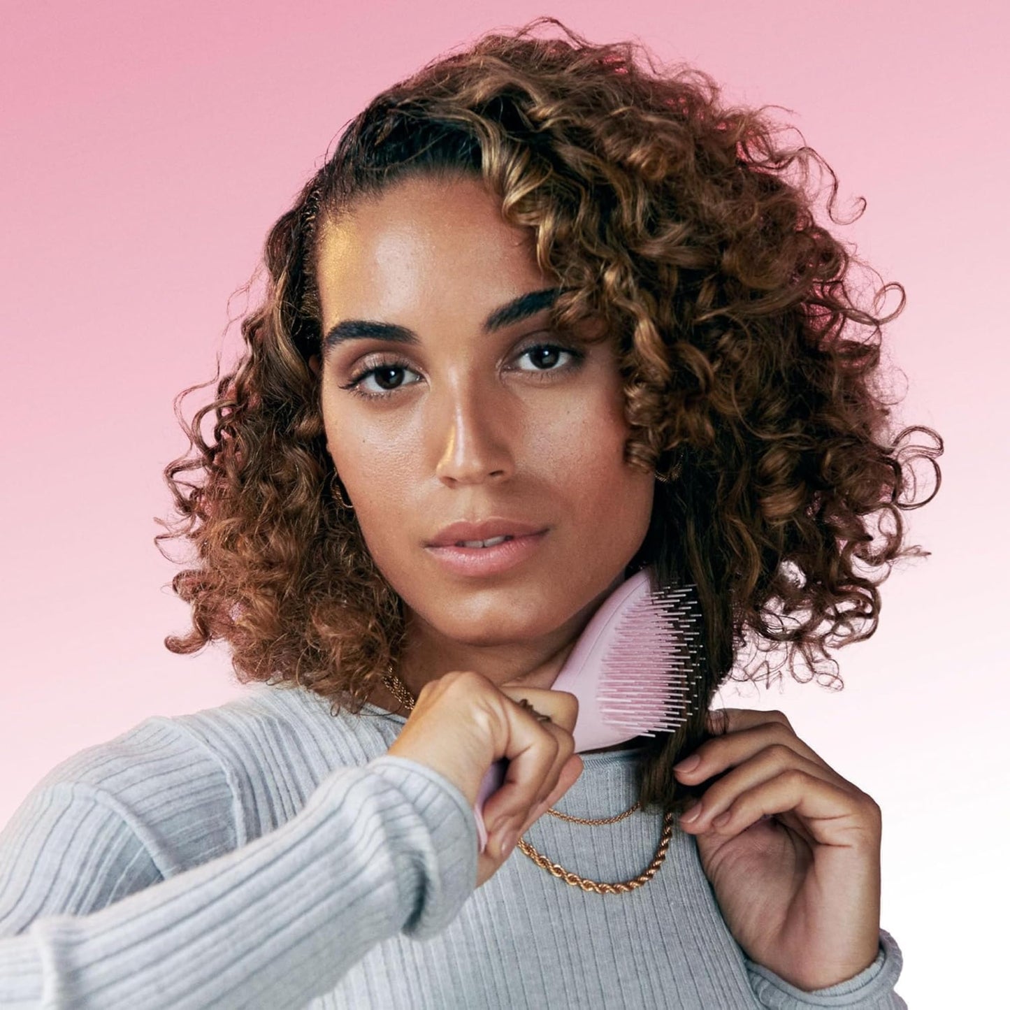 Tangle Teezer Ultimate Detangler Brush for Wet & Dry Hair, Eliminates Knots & Reduces Breakage for Straight to Wavy Hair Types, Vibrant Leopard
